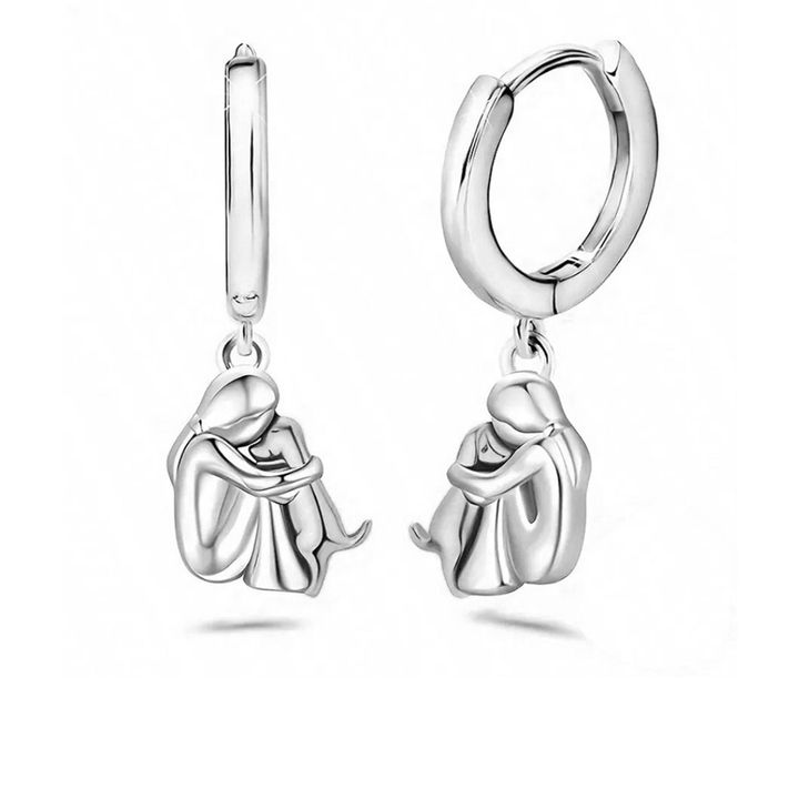 Lucky Necklace with Dog Motif (+ FREE Earrings)