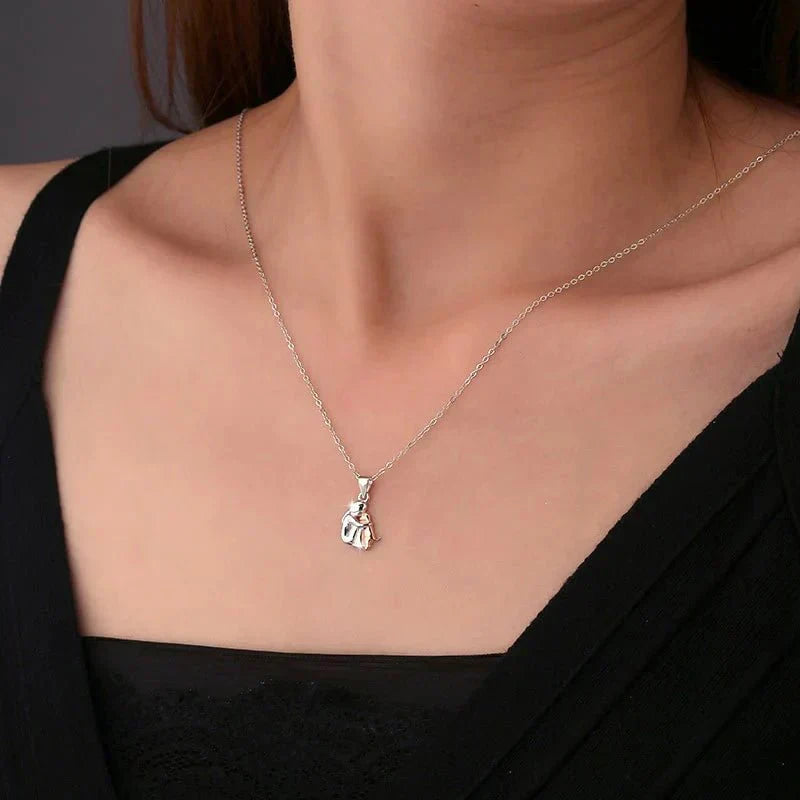 Lucky Necklace with Dog Motif (+ FREE Earrings)